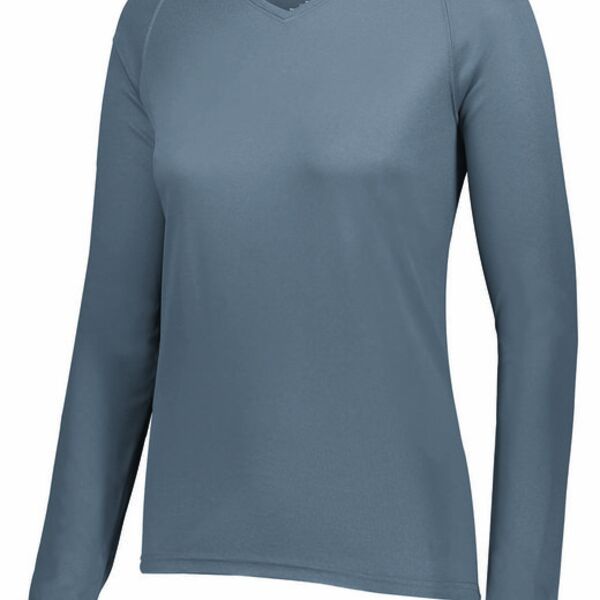 Ladies' Attain Wicking Long-Sleeve T-Shirt Thumbnail